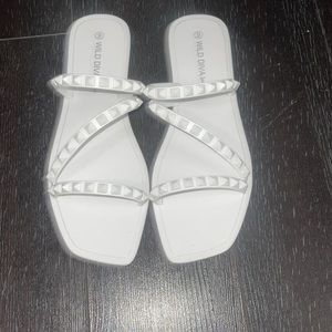 never worn ! white size 9!